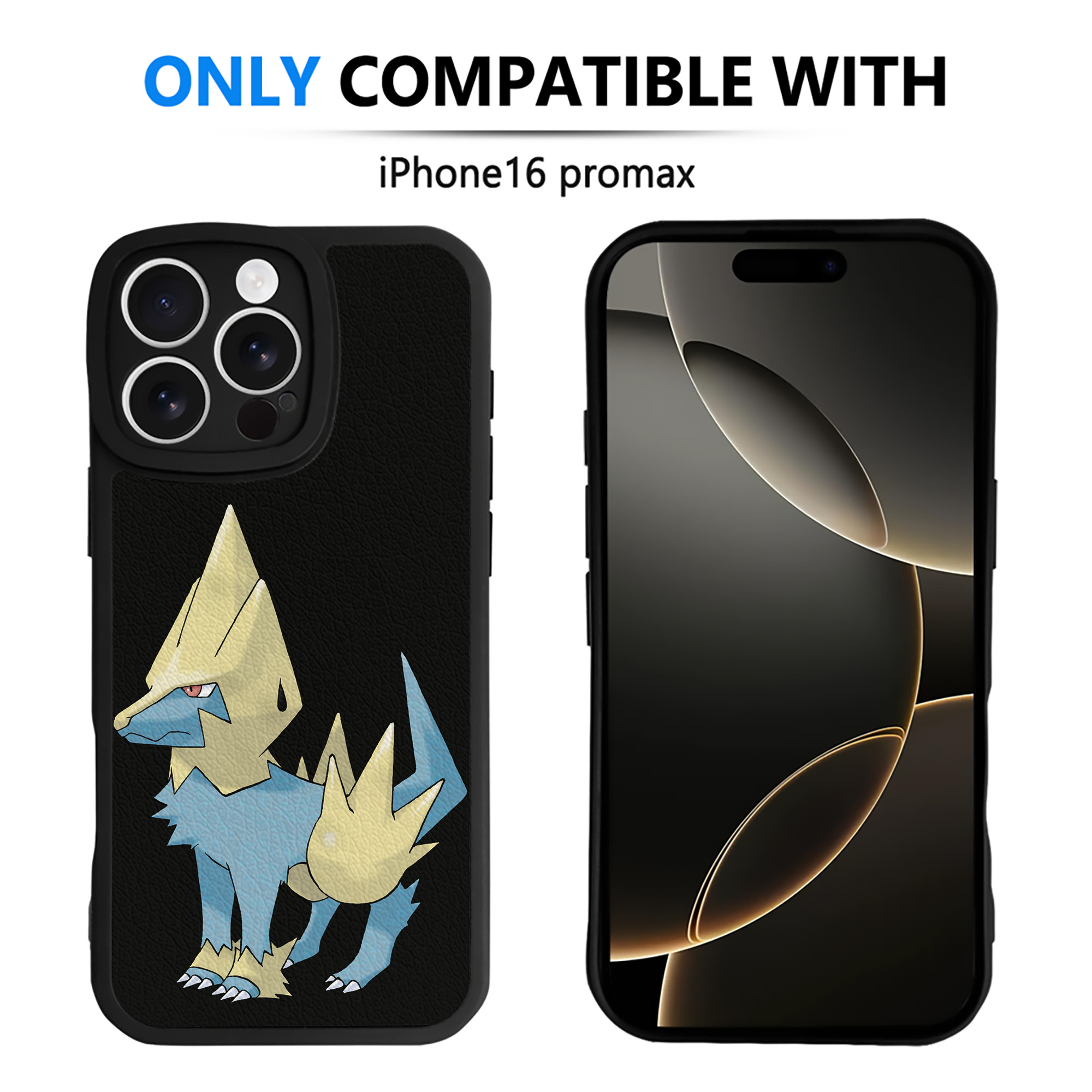 （画像用） ポケットモンスター Pokémon 【iPhone 16シリーズ対応】シリコンスマホケース（レザー調） 材質：シリコン